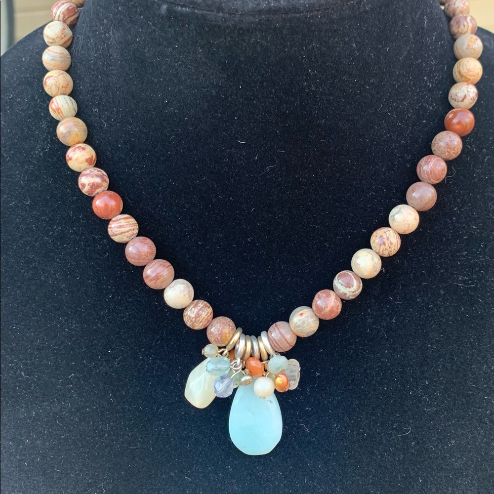 Picture Jasper necklace - Picture 2 of 5